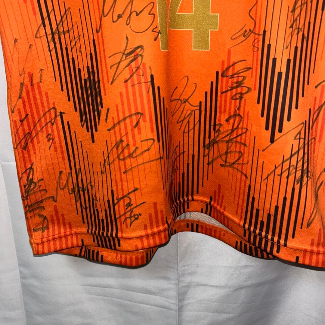 希少　ヴィアティン三重 JFLユニフォーム 選手サイン入り　サイズS