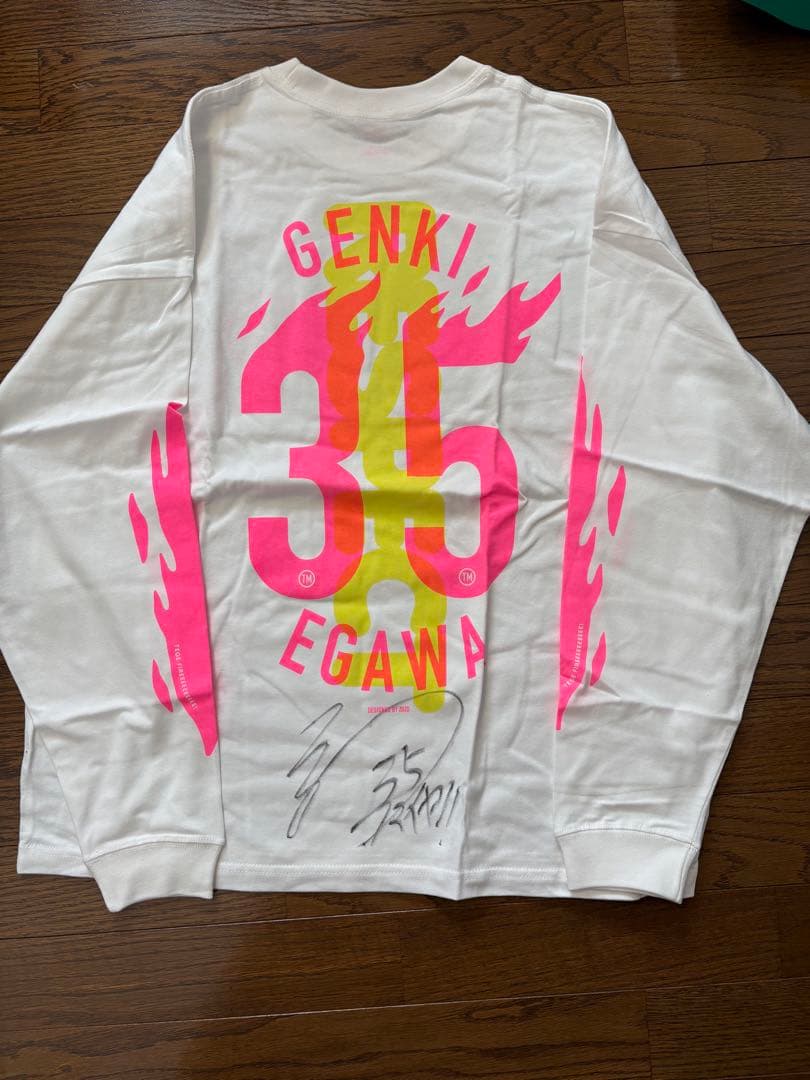 テゲバジャーロ宮崎35 江川選手サイン入り　Tシャツ
