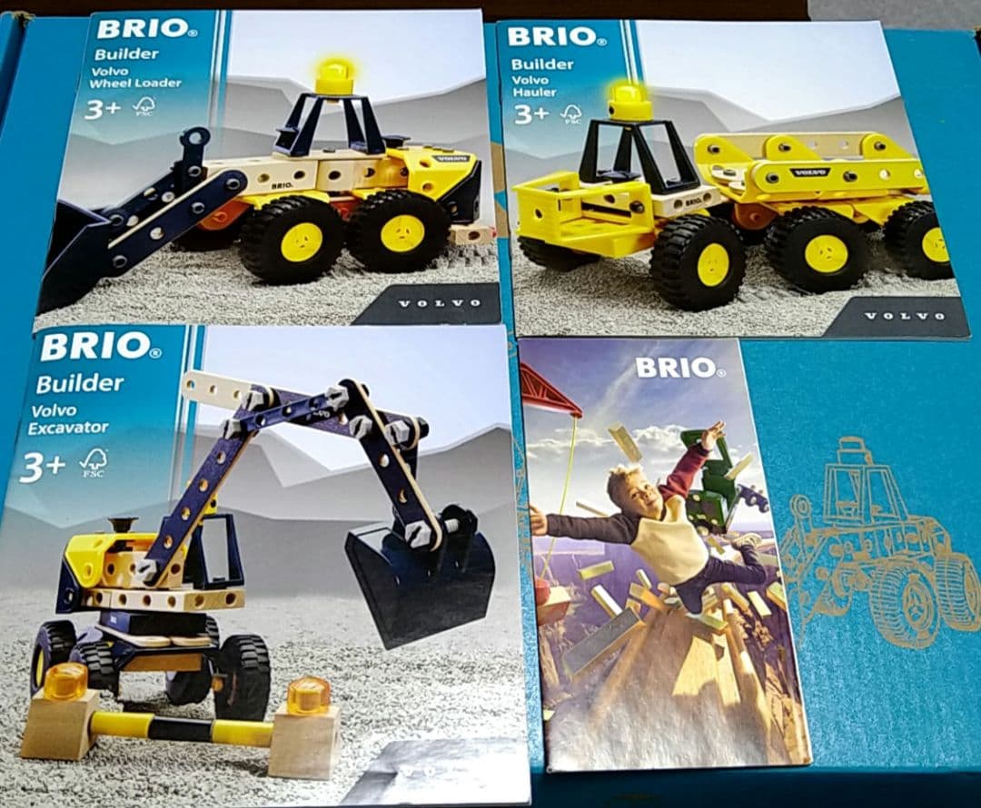 【新品未使用品】BRIO ブリオ ビルダー Volvo工事車両DXセット