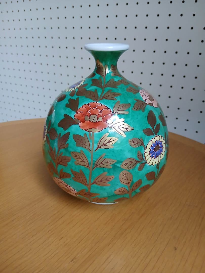 有田焼 花瓶 花器 花入 錦彩