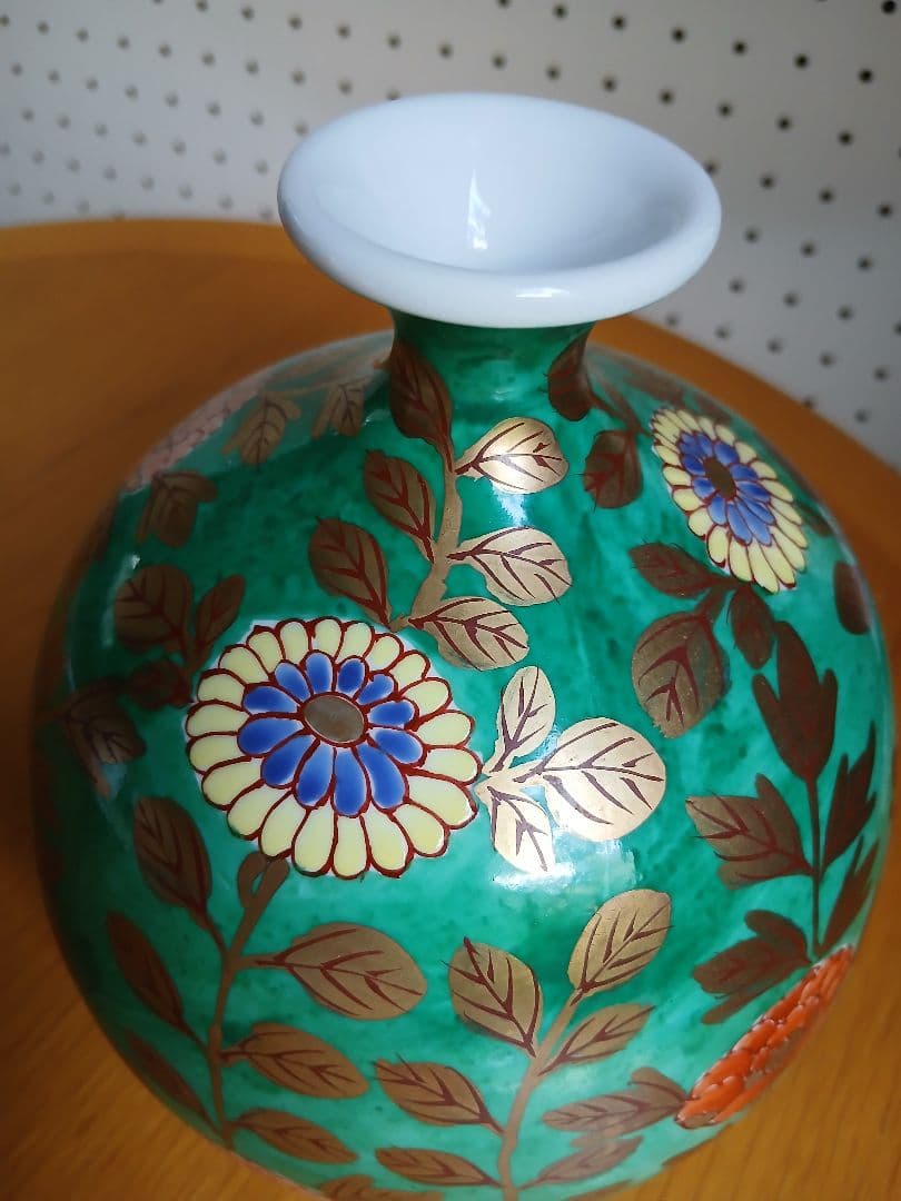 有田焼 花瓶 花器 花入 錦彩