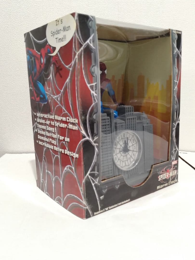 匿名配送可能　スパイダーマン　目覚まし時計　新品　未使用