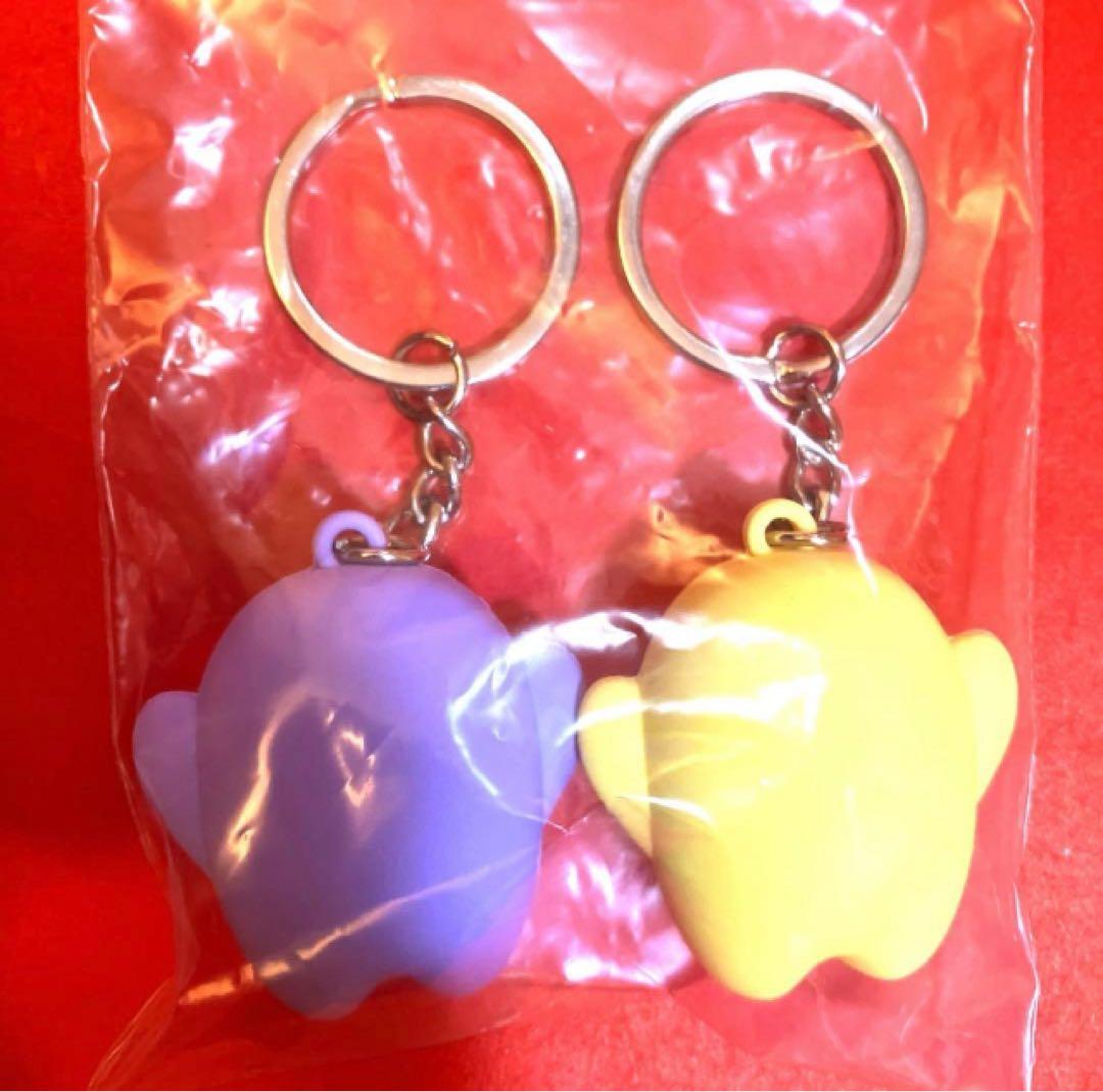 万博 新品 サーキュラー キーホルダー黄 紫 セット ドイツ館 スタンプ付き