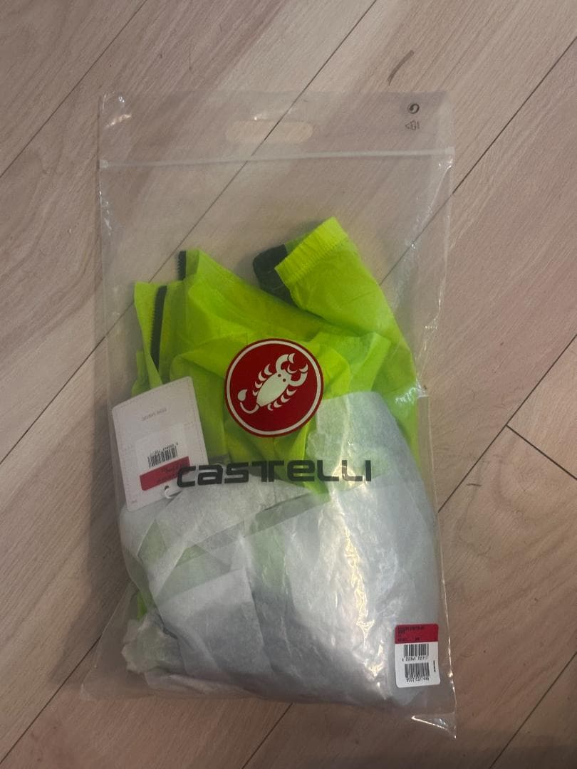 【未使用】CASTELLI カステリ SQUADRA ジャケット　黄色