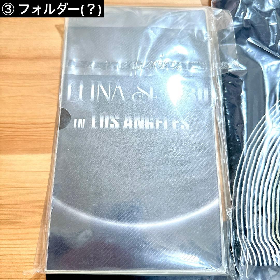 LUNA SEA サイン本　グッズセット　ロサンゼルス　3D ルナシー
