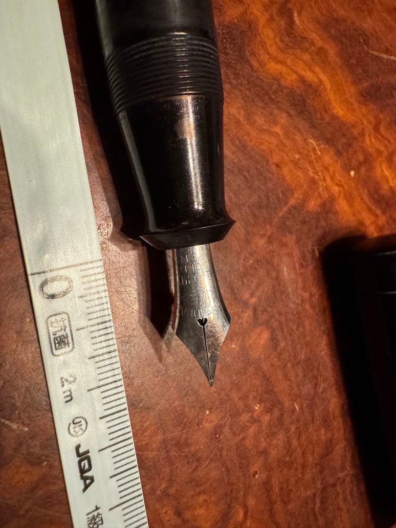 ビンテージ超極太万年筆14K刻印　メーカー不明　ジャンク