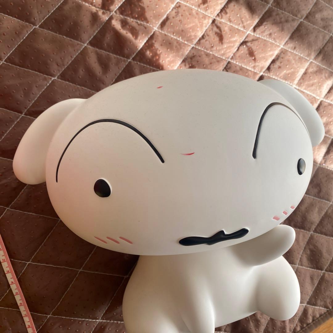 クレヨンしんちゃん　ビック フィギュア　シロ　ソフビ バンク　貯金箱