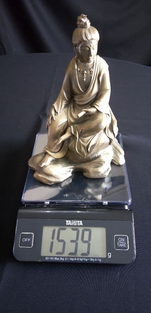 高村光雲原型、聖観音坐像 約18cm