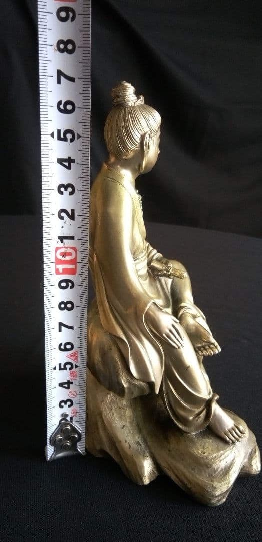 高村光雲原型、聖観音坐像 約18cm