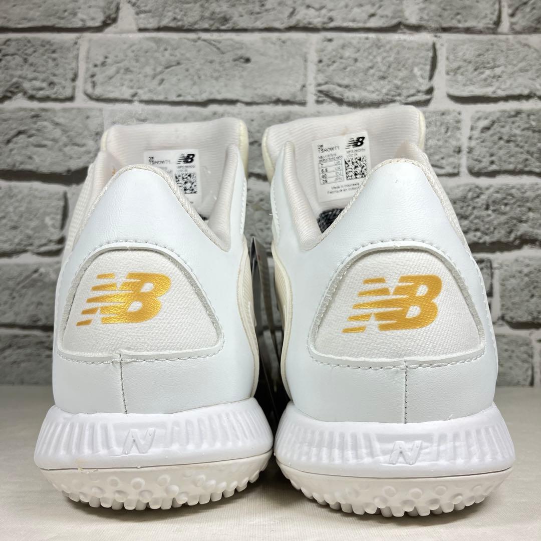 【試着程度】new balance 野球トレーニングシューズ スニーカー 金ロゴ
