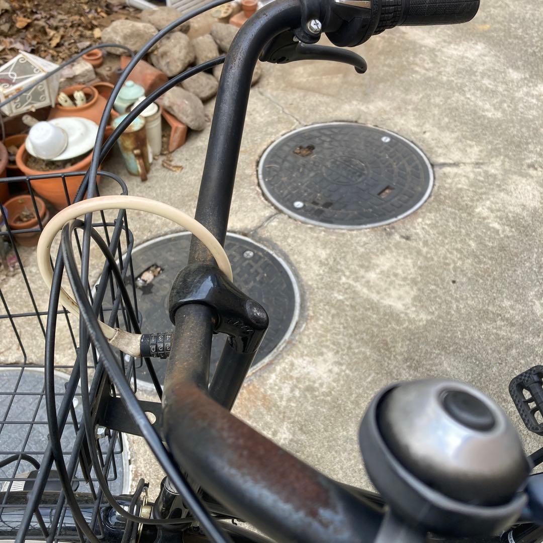 引き取り希望。シティサイクル ブラック バスケット付き