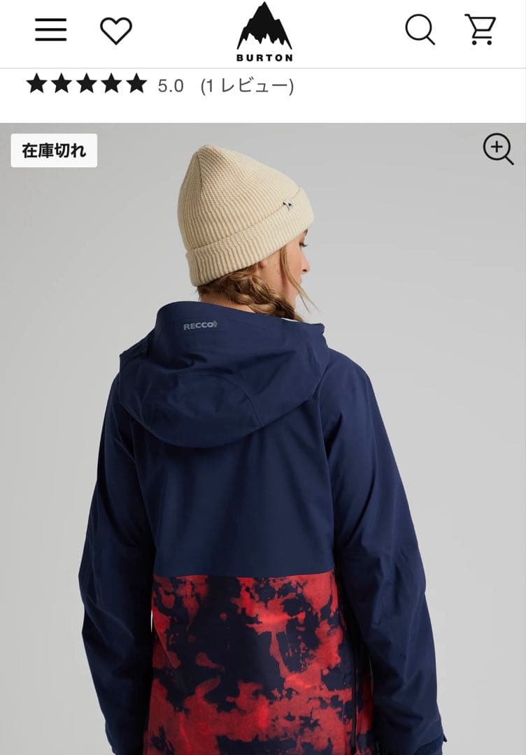 Burton akウェア X S GORE-TEX 3L キミー アノラック