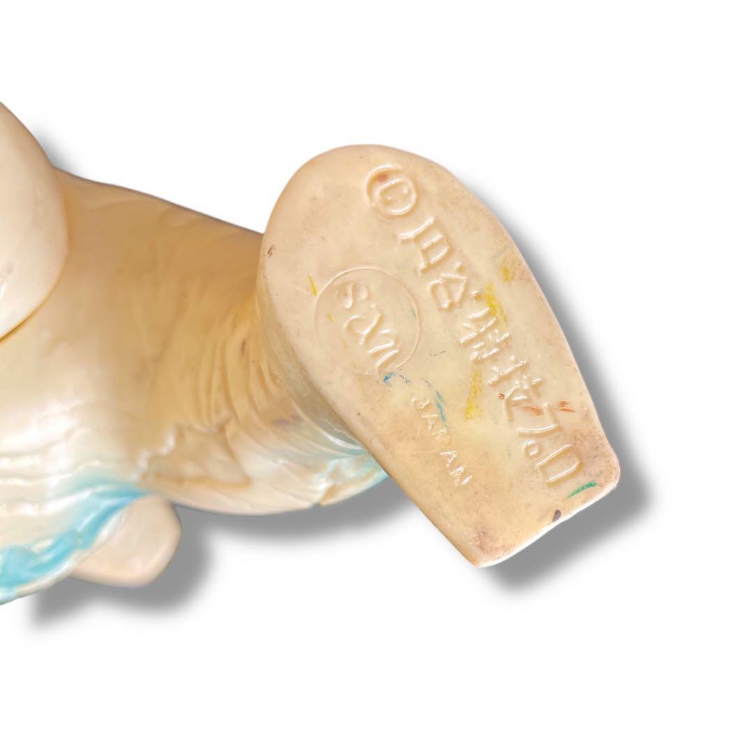 ゴ*ド様 怪獣ソフビ クリーム色　ジャンク品