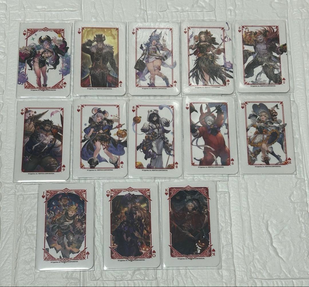 グラブル　グラサイキッチン　特典　トランプ　4周年　コンプ　コンプセット