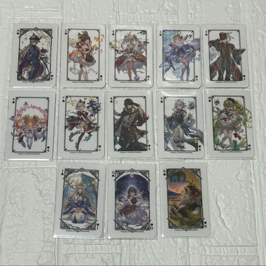 グラブル　グラサイキッチン　特典　トランプ　4周年　コンプ　コンプセット