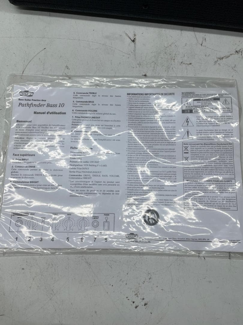 A◆VOX　Pathfinder Bass10　ベースアンプ　PFB-10