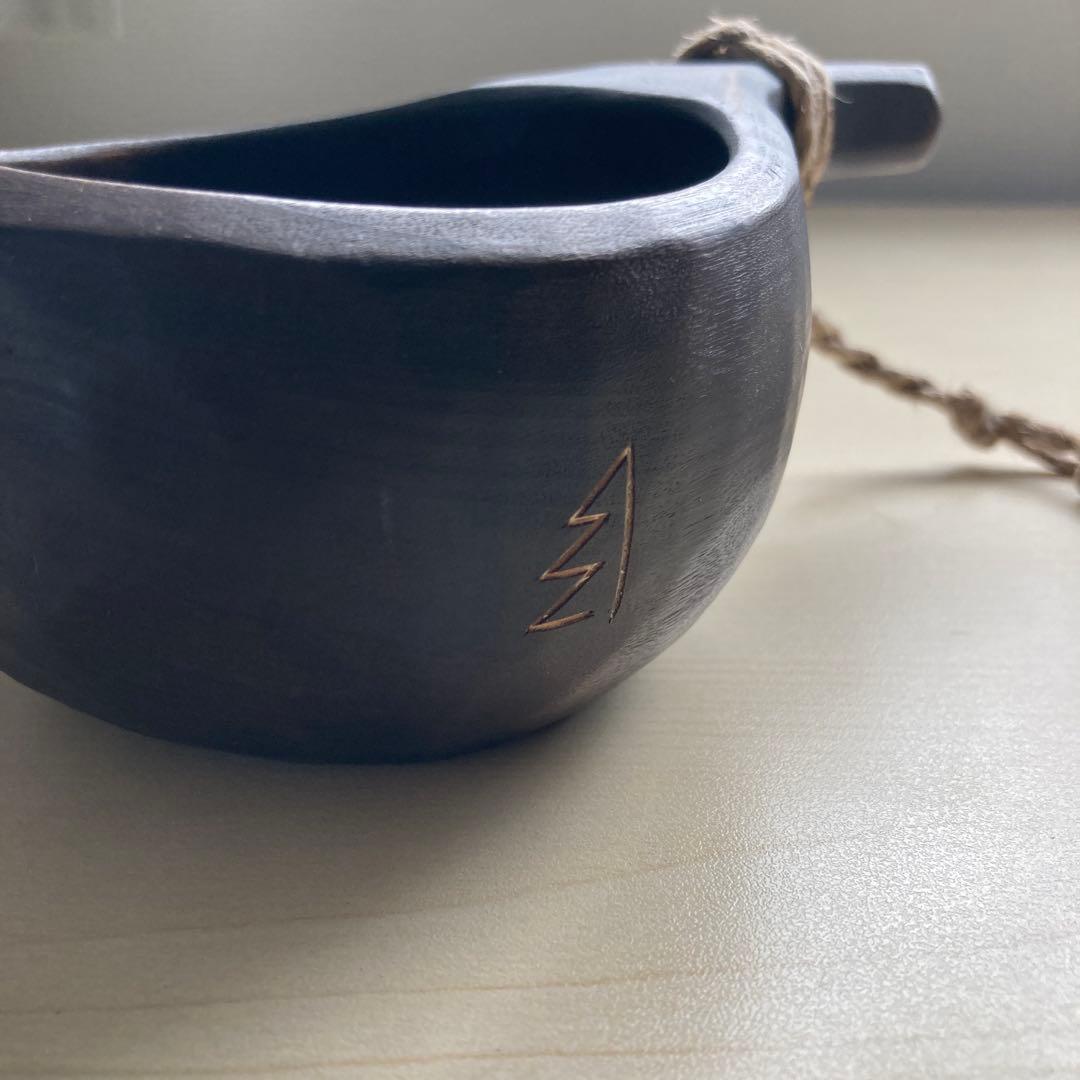 【新品】ソウルオブシベリア #1 ブラックペンダント　No.1812 ククサ