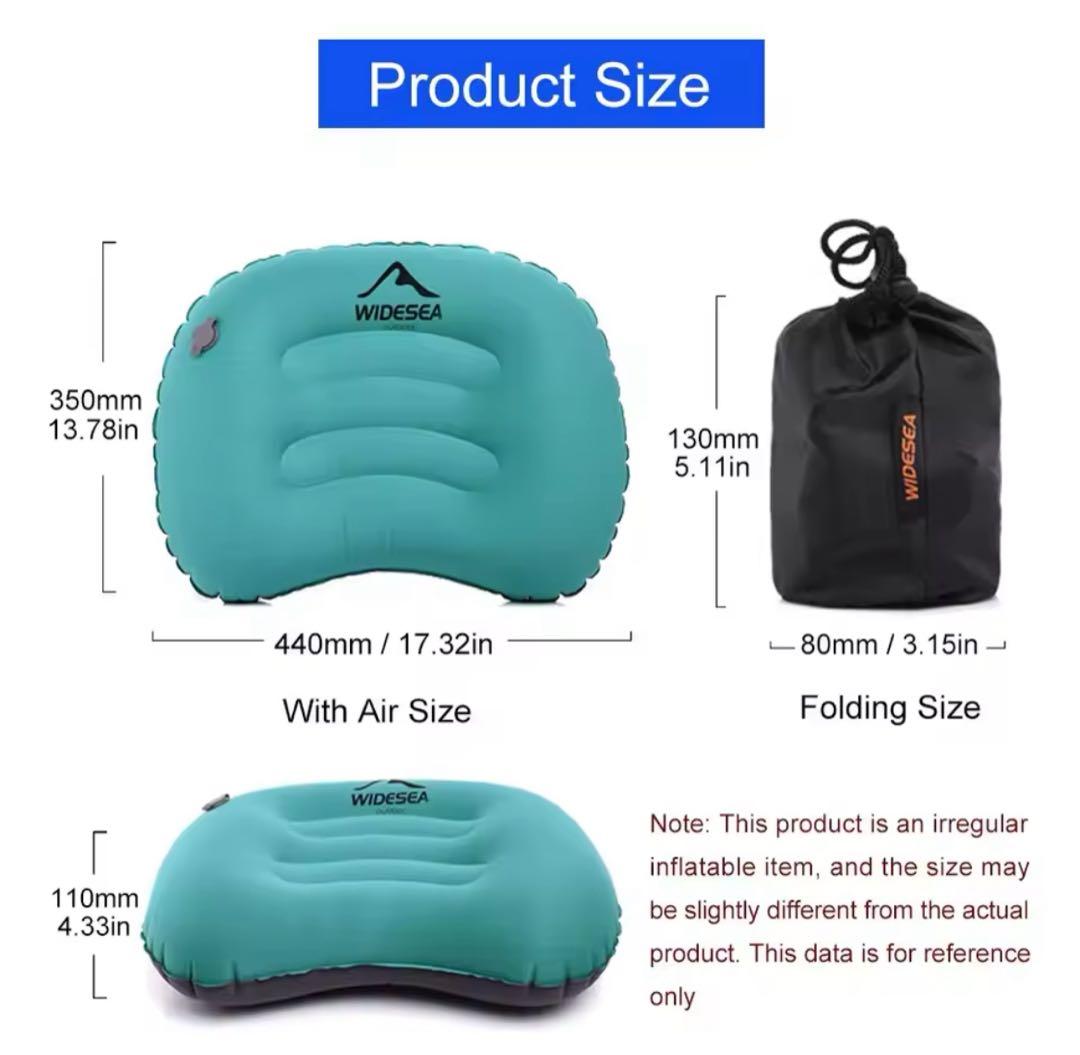 【4点セット】Naturehike エアーマット2個　超軽量　エア枕2個