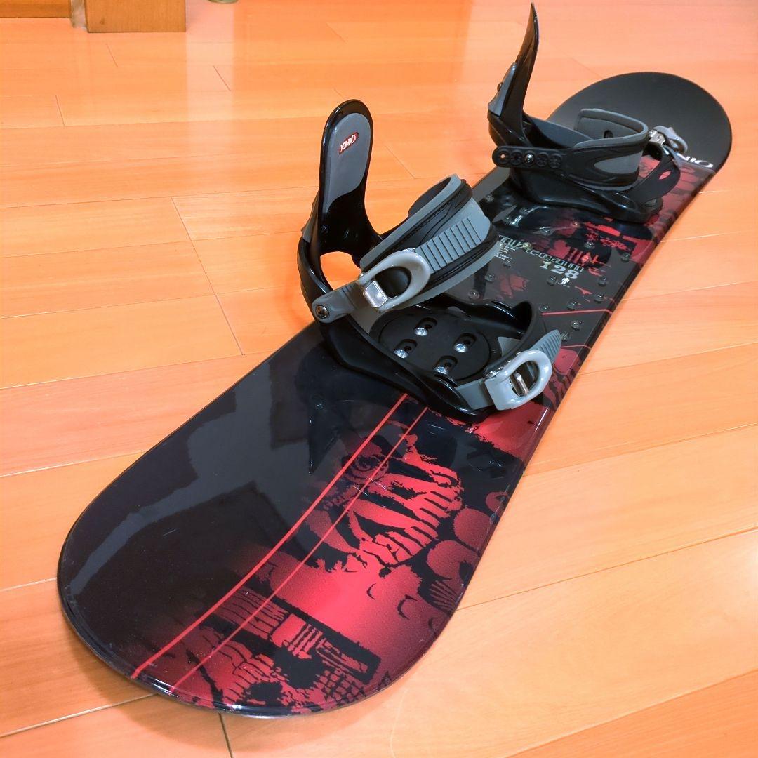 キッズスノーボード128cm IGNIO GRV×バイン　セット