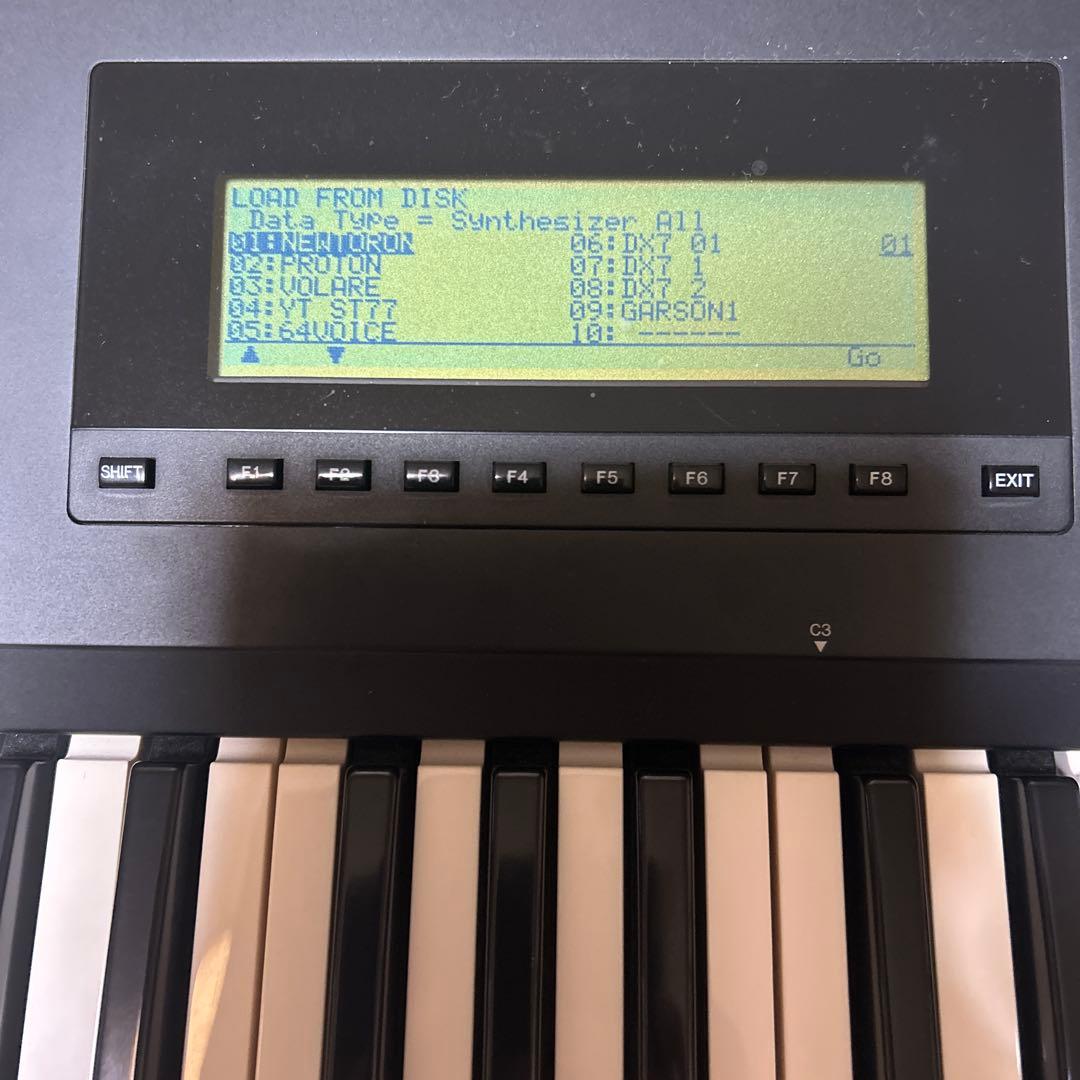 YAMAHA SY77 USBフロッピーエミュレータ換装済