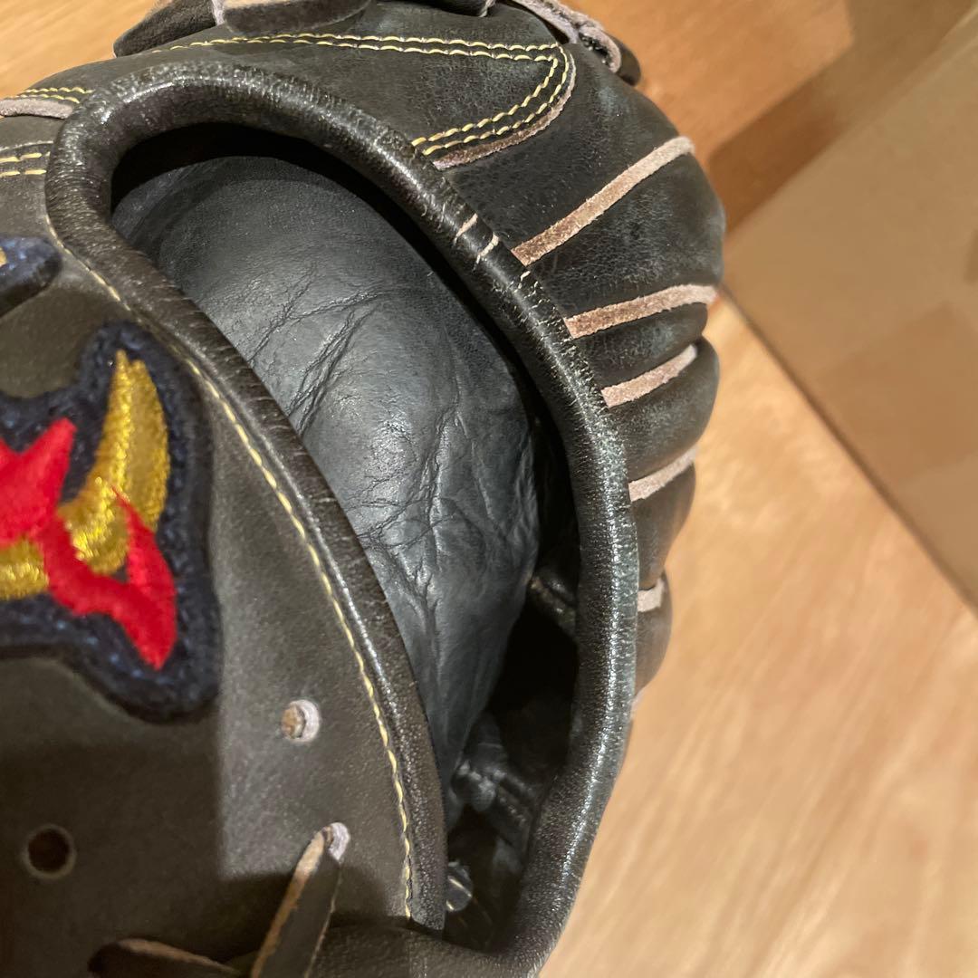 硬式野球　グラブ　左　ワールドペガサス　黒　美品