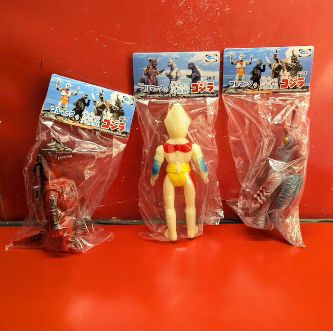 【即購入ok】世紀の大怪獣ブルマァクの東宝ミドル怪獣6体セット怪獣のたまご