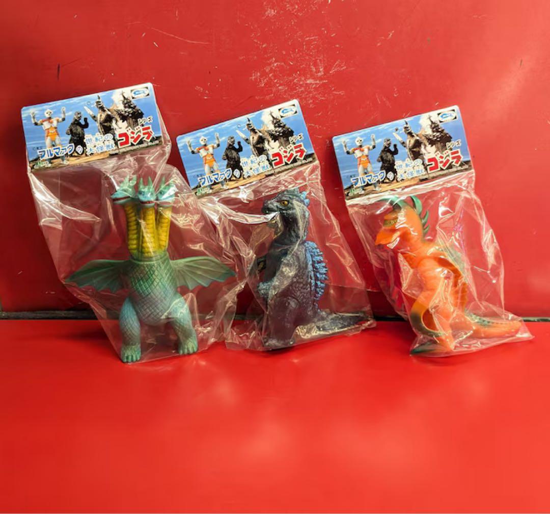 【即購入ok】世紀の大怪獣ブルマァクの東宝ミドル怪獣6体セット怪獣のたまご