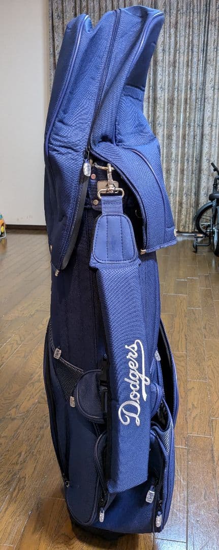 【美品】LA Dodgers ゴルフバッグ ネイビー ドジャース　大谷翔平