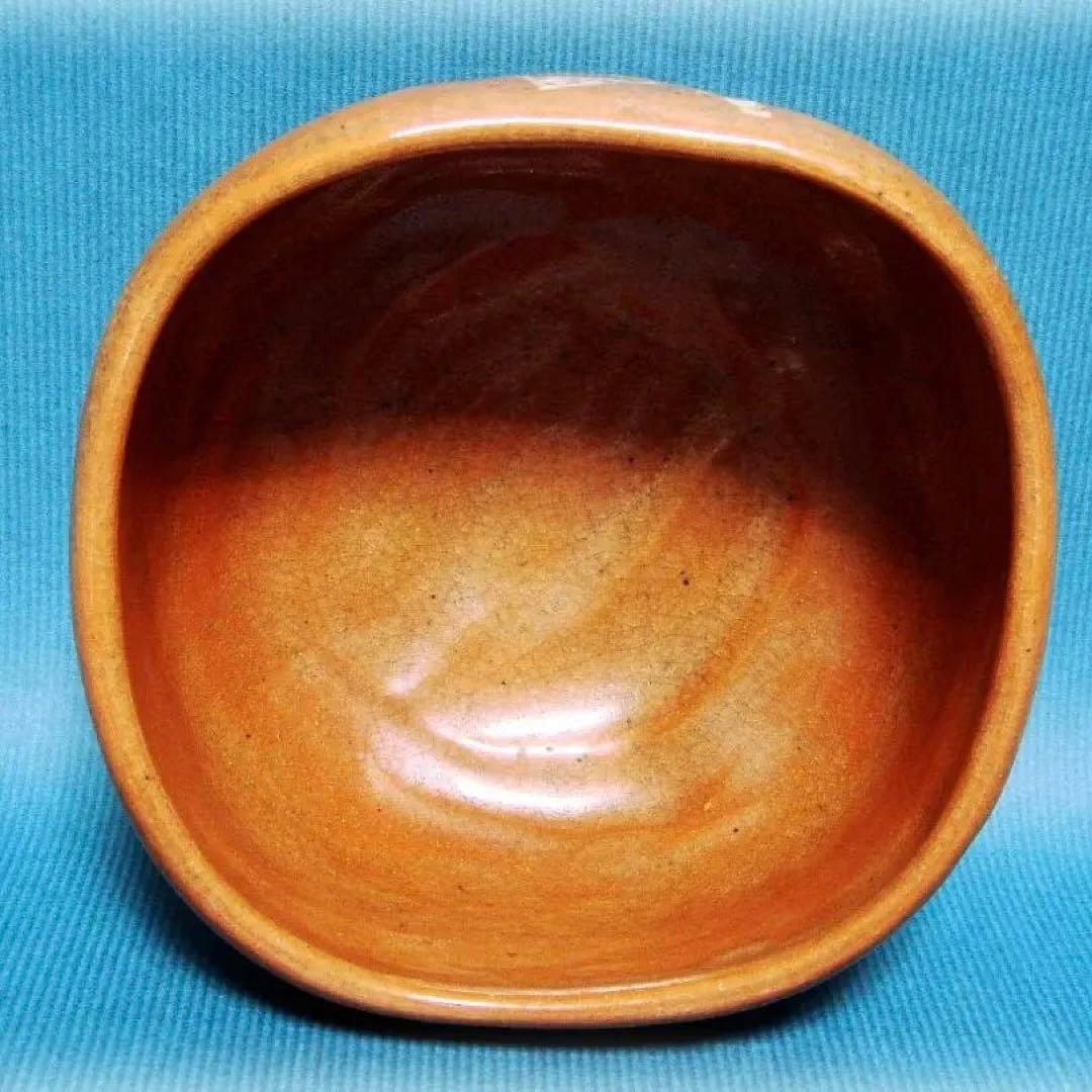 668『雛絵 赤楽茶碗 共箱』　/骨董品 古美術 古玩 アンティーク