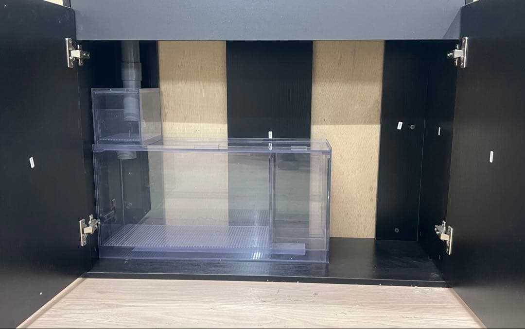 １セット限定　900×300×360㎜オールガラスオーバーフロー水槽 セット