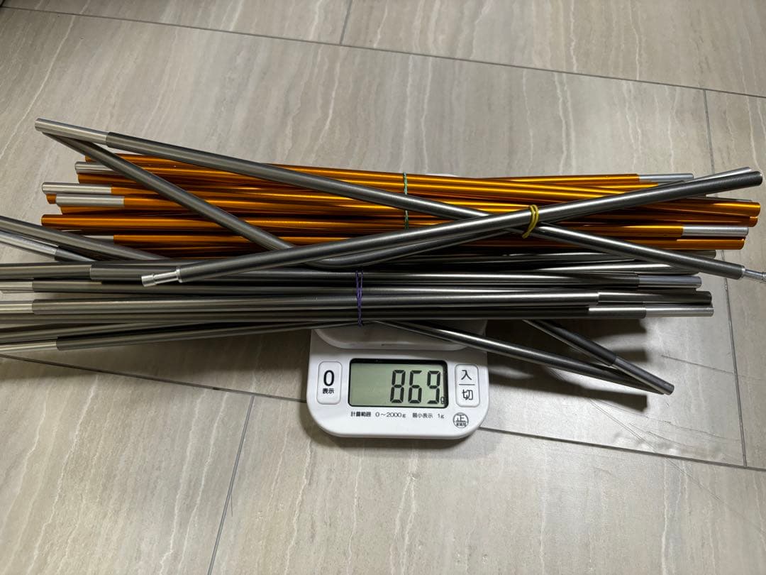 Amazon限定　Coleman ツーリングドームＬＸ　自作アルミポール付き