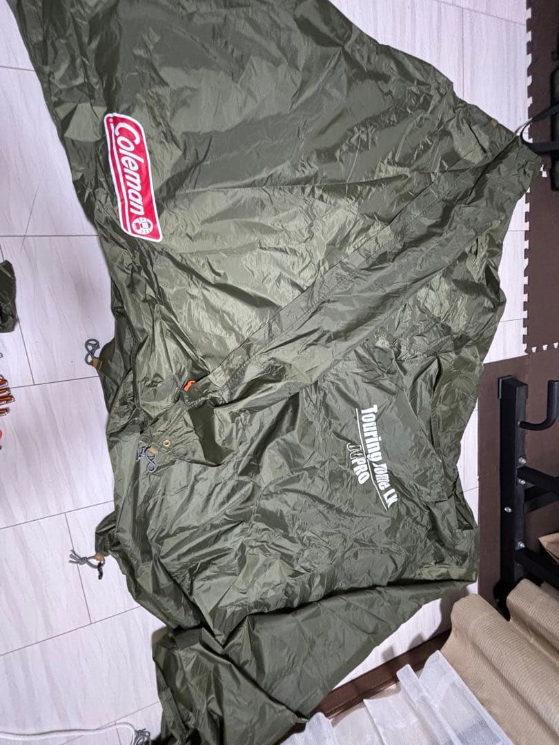 Amazon限定　Coleman ツーリングドームＬＸ　自作アルミポール付き