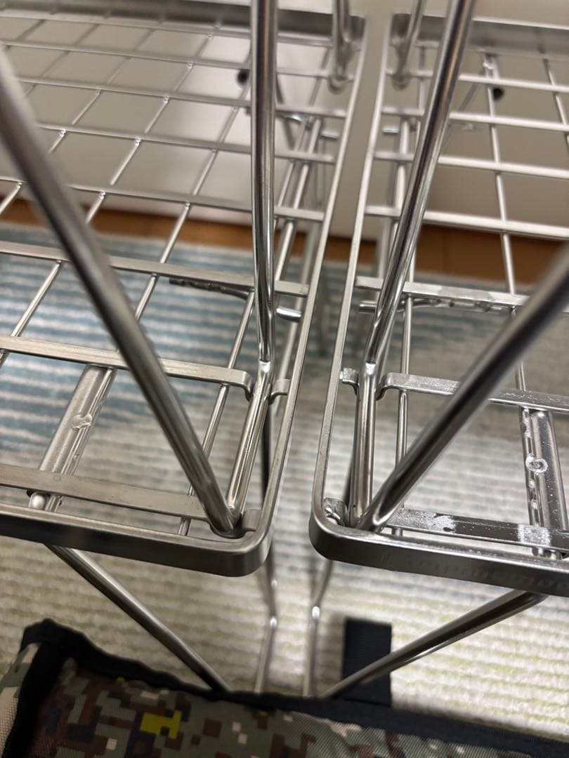 フィールドラック　ステンレス　天板　収納バッグ　キャンピングムーン　ユニフレーム