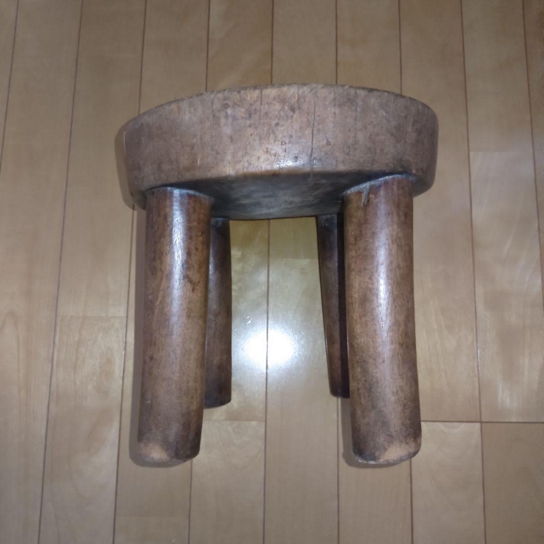 【ヴィンテージ】セヌフォ族　スツール　①　椅子　民具　花台　アフリカンアート