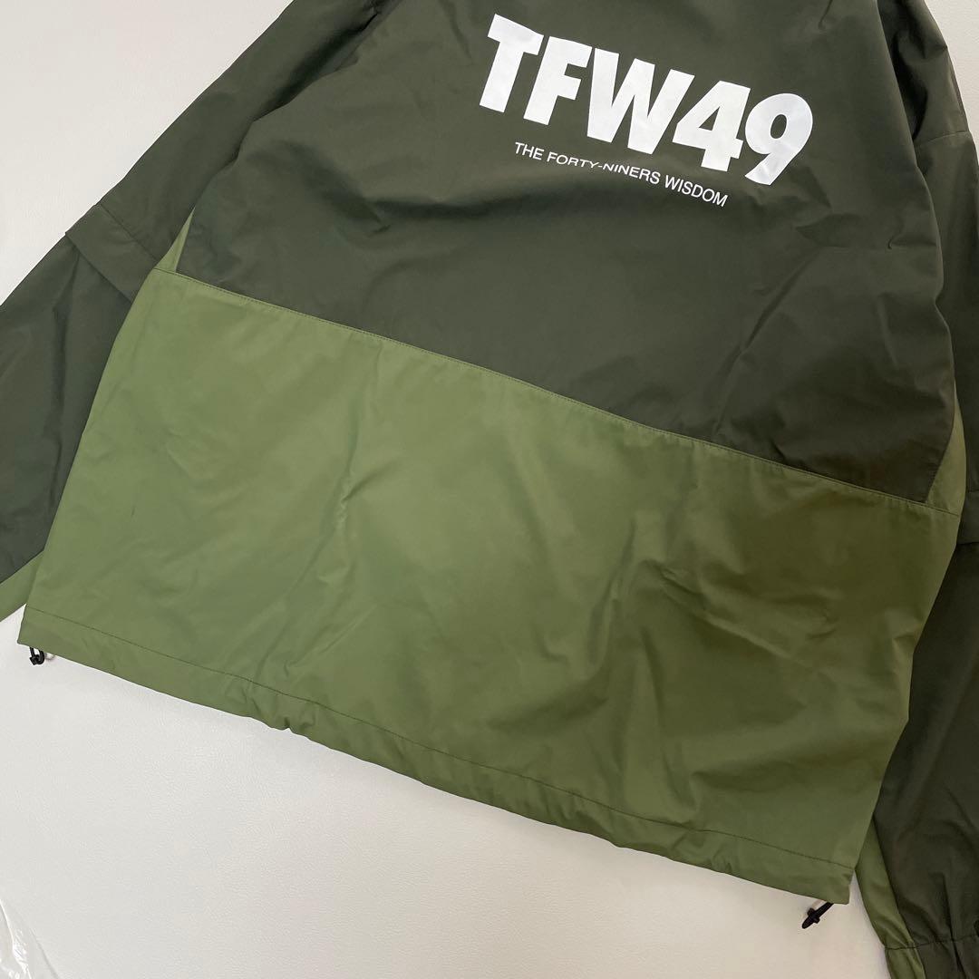 6487 TFW49 ジップアップジャケット　レインウェア　ナイロン