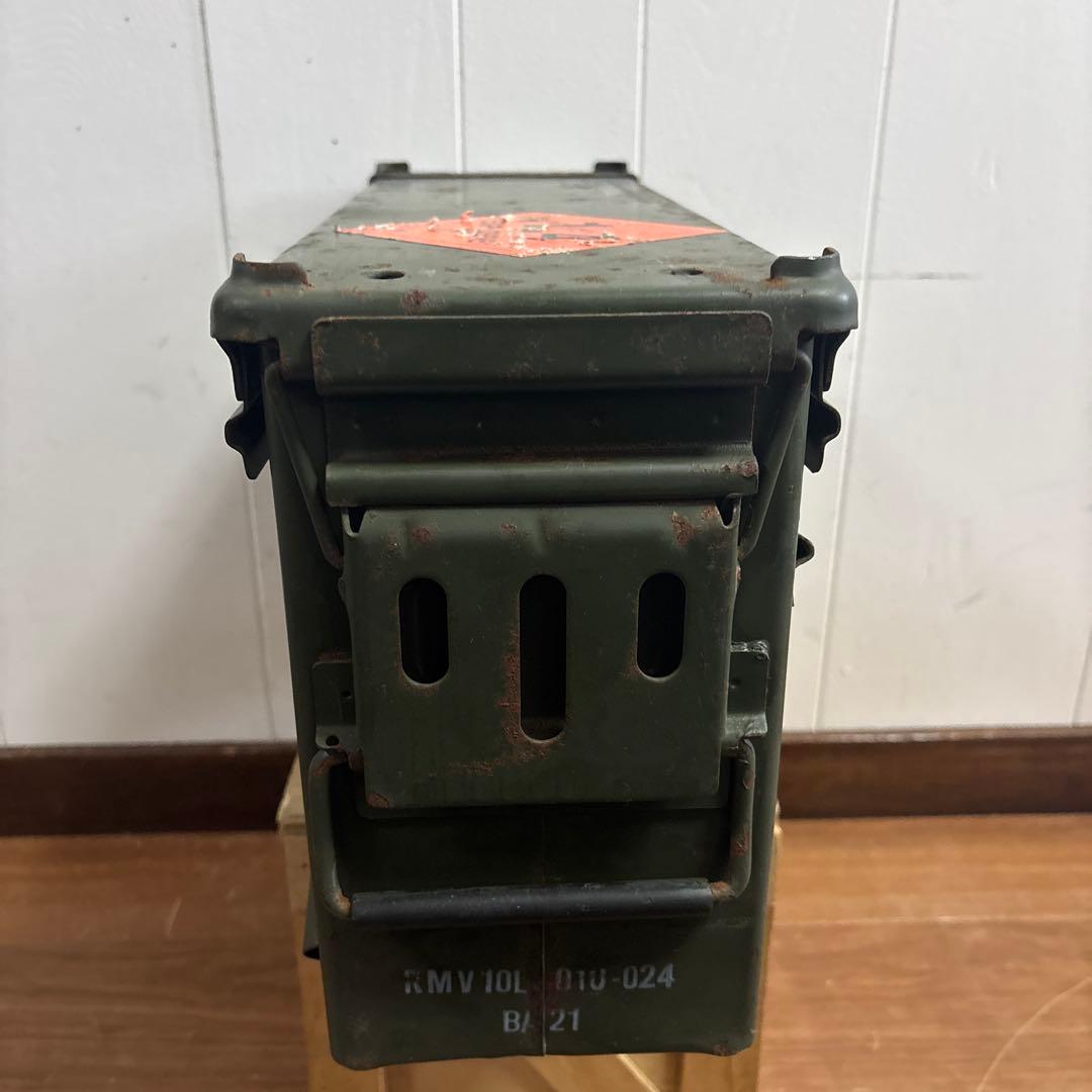 米軍　実物　AMMO BOX 40mm 32CARTRIDGES 弾薬箱
