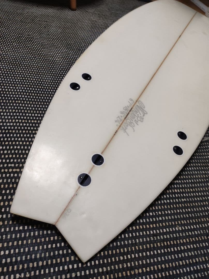 yorky ヨーキーサーフボード　ショートボード　fcs デッキパッド貼付済