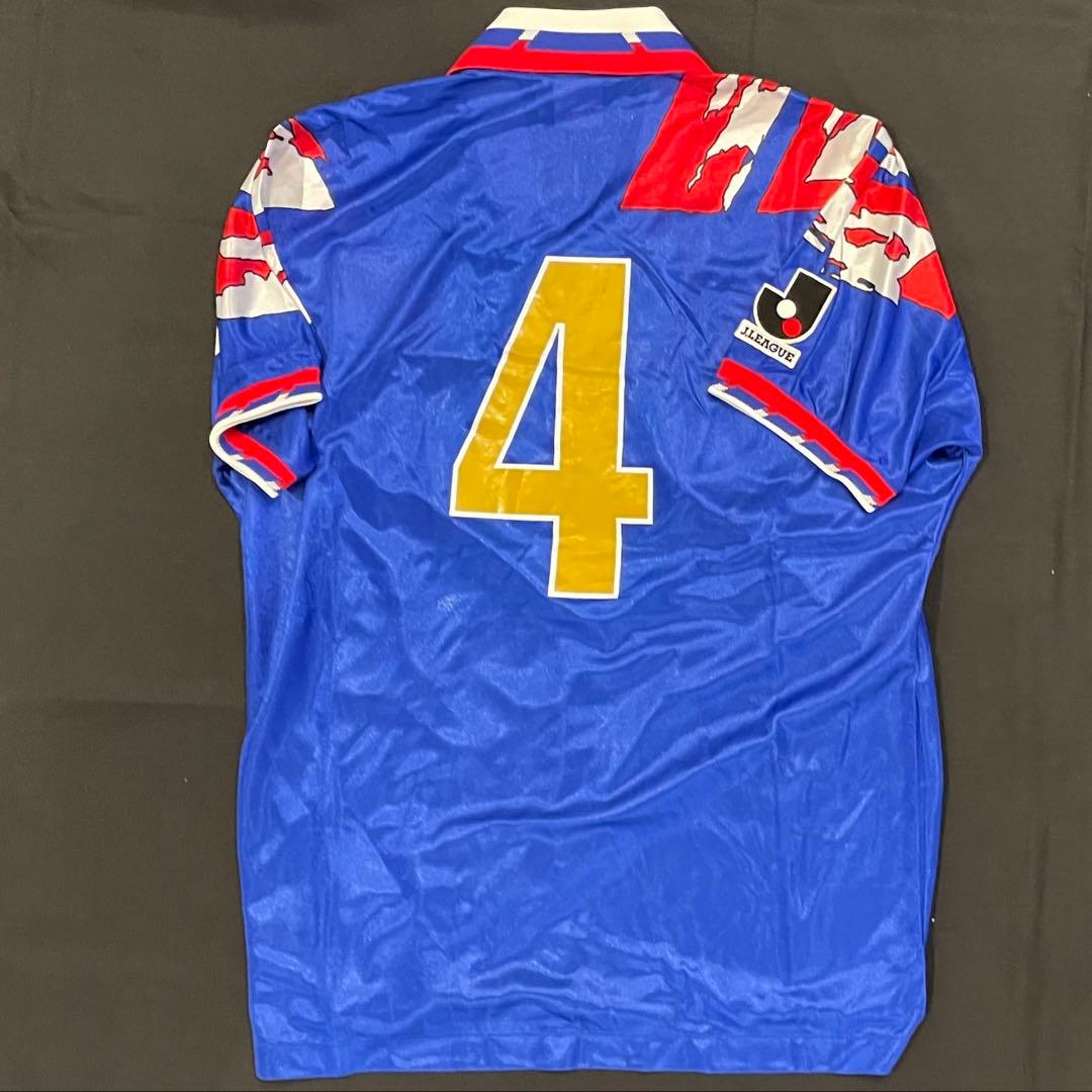 【超希少】Jリーグ初期 横浜マリノスホームユニフォーム井原正巳 4番 XLミズノ
