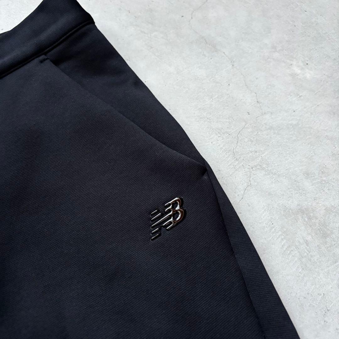 NEW BALANCE GOLF 裏起毛ストレッチパンツ 裾ドローコード ロゴ