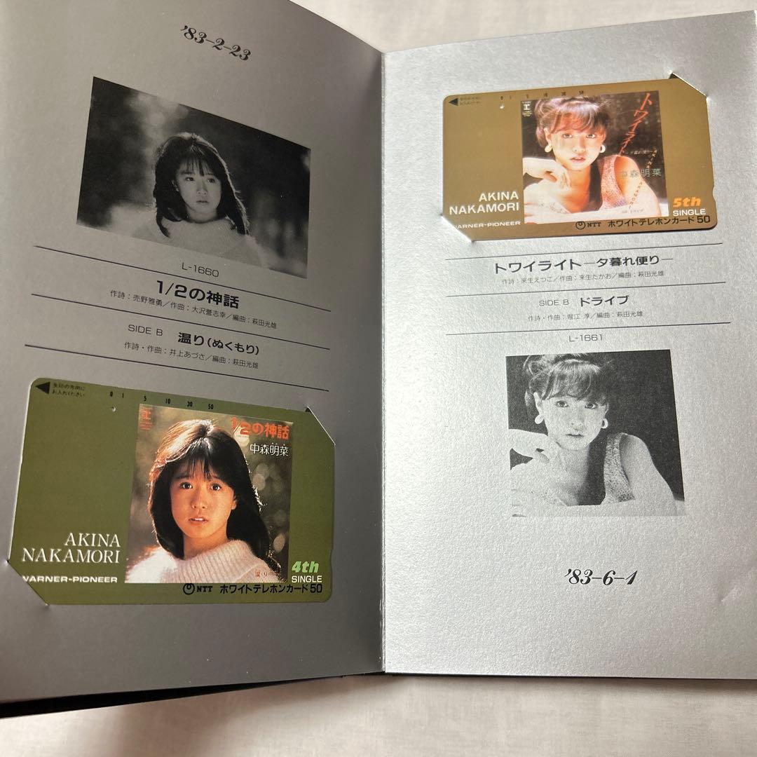 中森明菜　テレホンカード