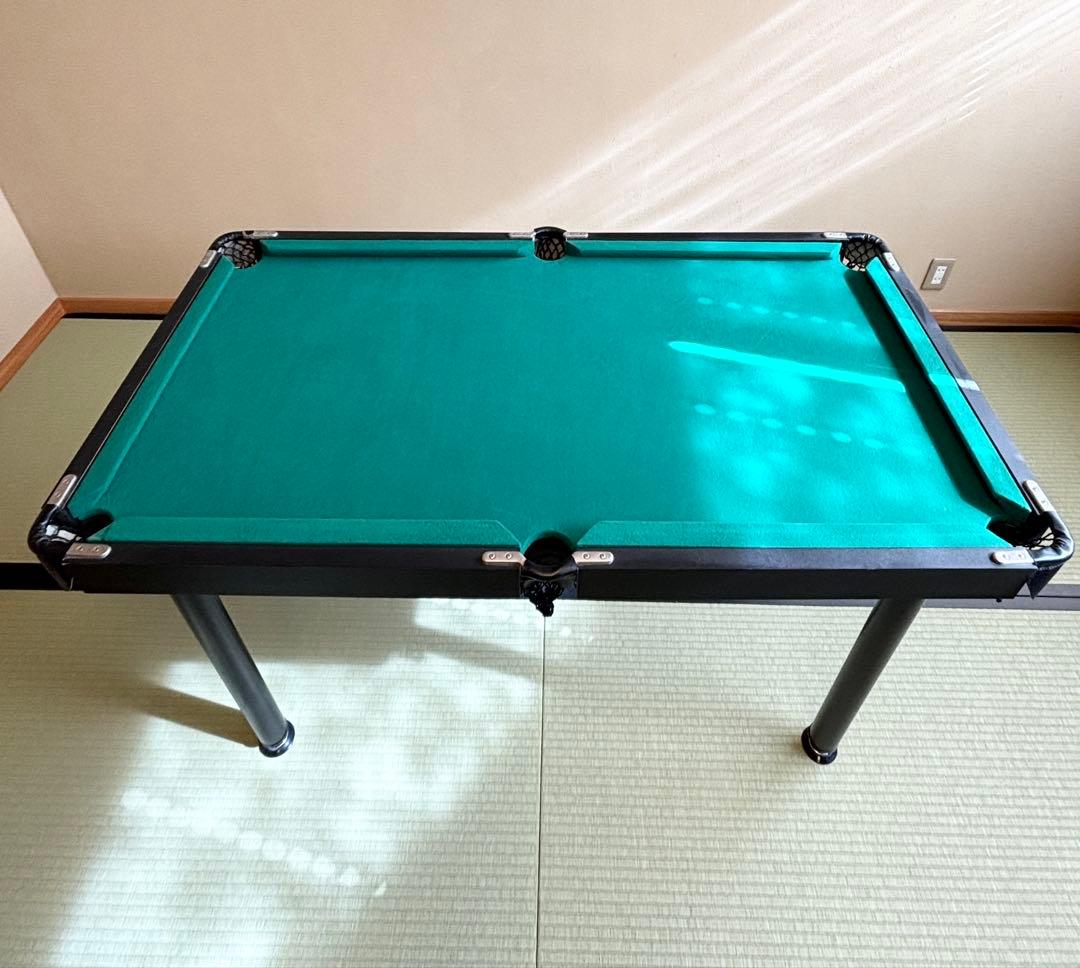 ファミリー&スポーツゲームテーブル ビリヤード 卓球 ホッケー チェス 4in1