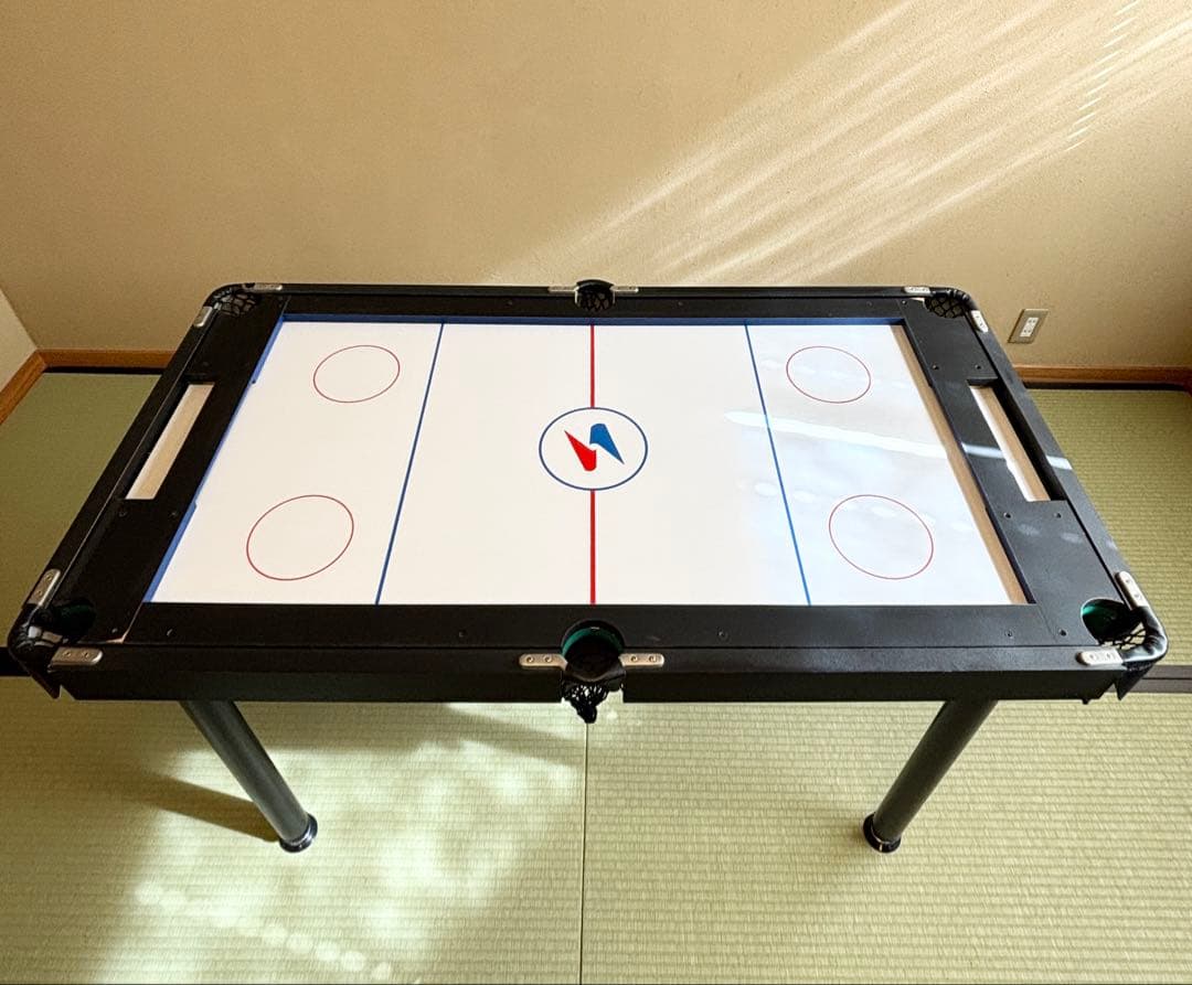 ファミリー&スポーツゲームテーブル ビリヤード 卓球 ホッケー チェス 4in1