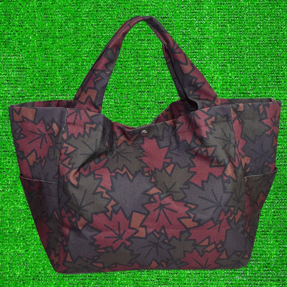 Jack Bunny!!ジャックバニー ゴルフ 大判トートバッグ【紅葉柄】美品！