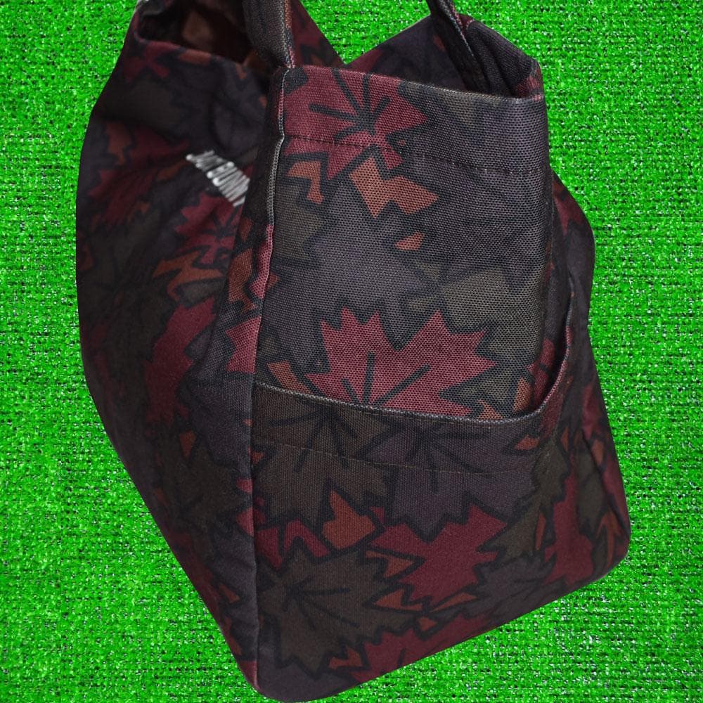 Jack Bunny!!ジャックバニー ゴルフ 大判トートバッグ【紅葉柄】美品！