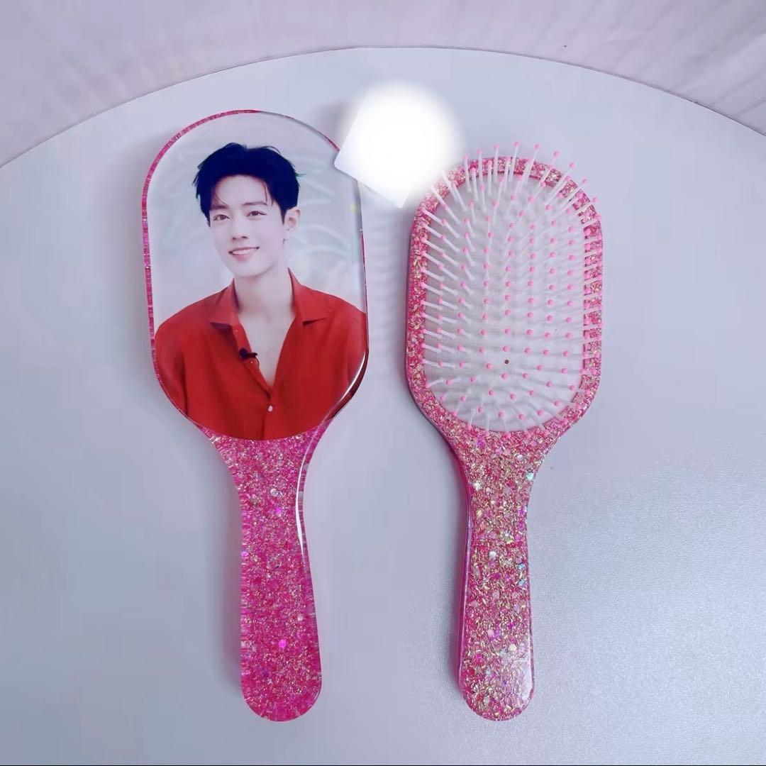 肖戦 超大レジンエアークッション付きヘアブラシ　7点セット❣️確認用0119