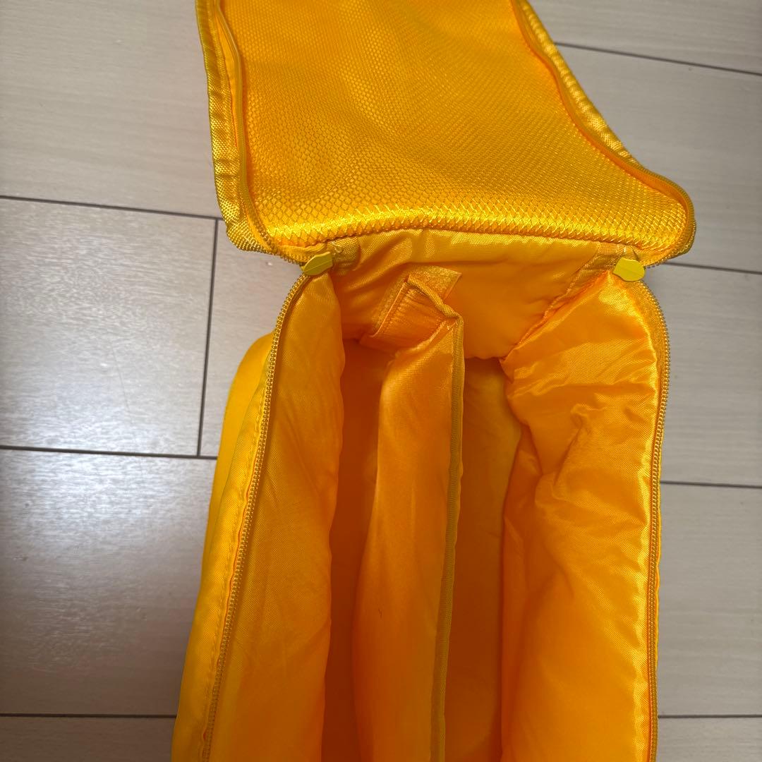 フットブーツシューズバッグ イエロー2足用 ブラック、レッド1足用