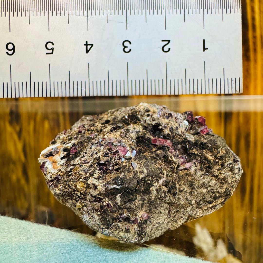 国産鉱物 パイロクスマンガン 愛知 ハイクオリティ クラスター