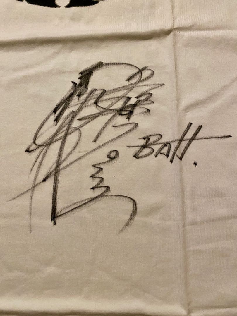 【激レア】武藤敬司サイン入り Tシャツ 2001年 新日本プロレス グレートムタ