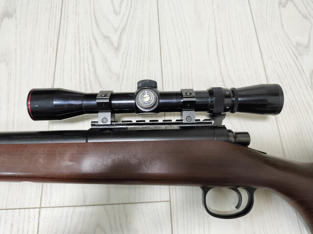 東京マルイ　vsr10 リアルショック　ウッドタイプストック　スコープ付き