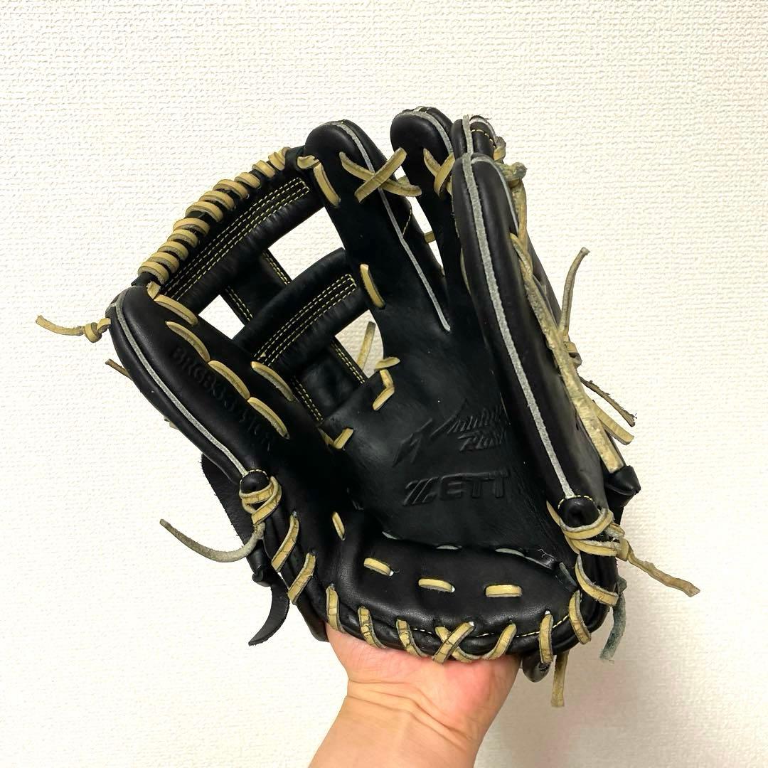387 ZETT 型抜群 即戦力 軟式 内野手用グローブ